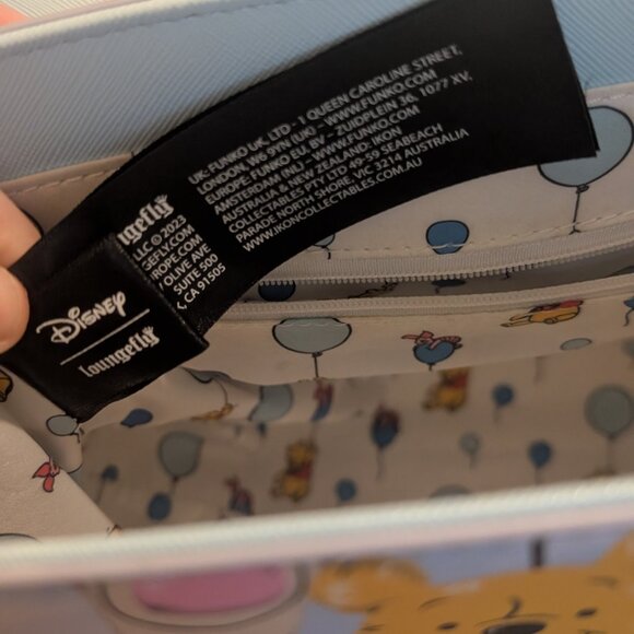 Loungefly Disney Winnie the Pooh and Friends Crossbody Bag Purse Balloon - Picture 6 of 16